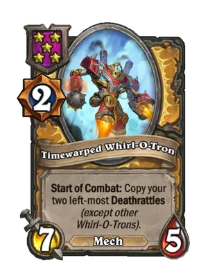 Timewarped Whirl-O-Tron card