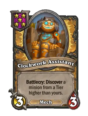 Clockwork Assistant card