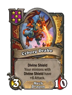 Cyborg Drake card render