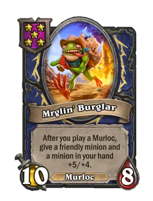Mrglin' Burglar card