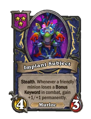 Implant Subject card render