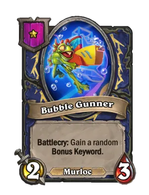 Bubble Gunner card