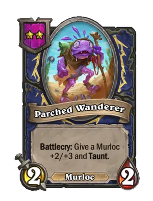 Parched Wanderer card render
