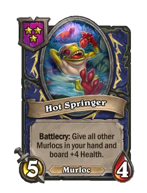 Hot Springer card render
