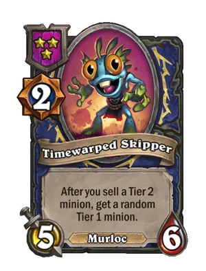 Timewarped Skipper card