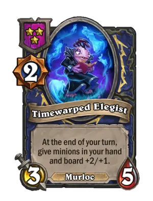 Timewarped Elegist card render