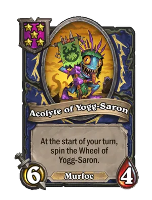 Acolyte of Yogg-Saron card