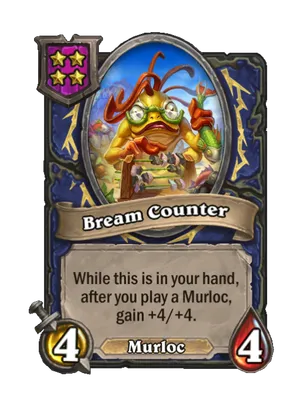 Bream Counter card
