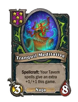 Tranquil Meditative card