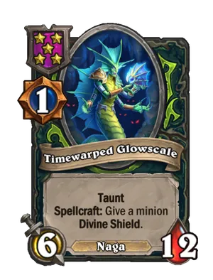 Timewarped Glowscale card