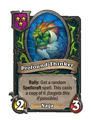 Profound Thinker card
