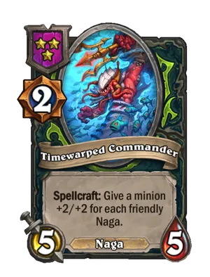 Timewarped Commander card