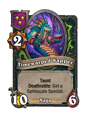 Timewarped Sapper card