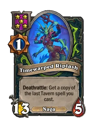Timewarped Riplash card