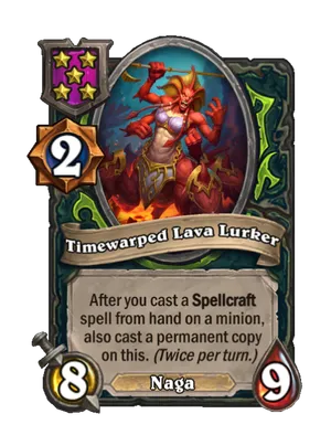 Timewarped Lava Lurker card