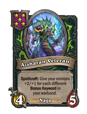 Azsharan Veteran card