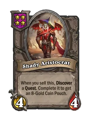 Shady Aristocrat card