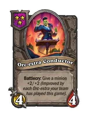 Orc-estra Conductor card