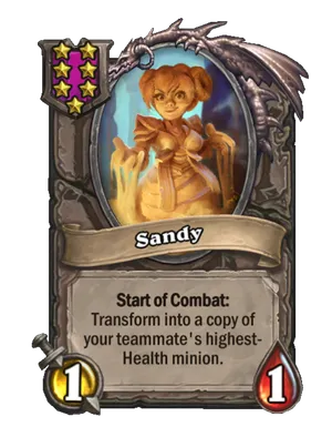 Sandy card