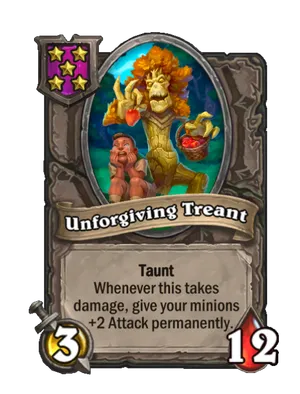 Unforgiving Treant card