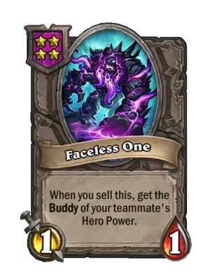 Faceless One card