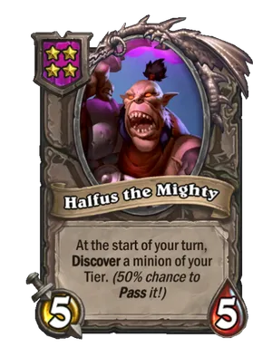 Halfus the Mighty card