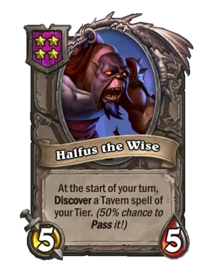 Halfus the Wise card