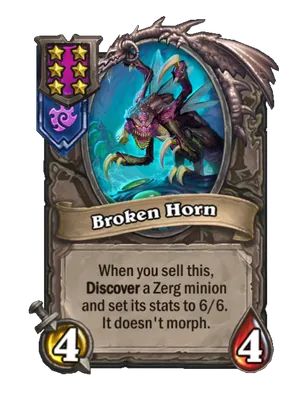 Broken Horn card