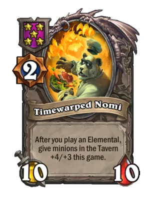 Timewarped Nomi card