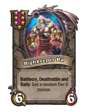 Highkeeper Ra card
