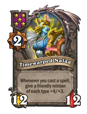 Timewarped Nalaa card