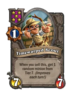 Timewarped Scout card