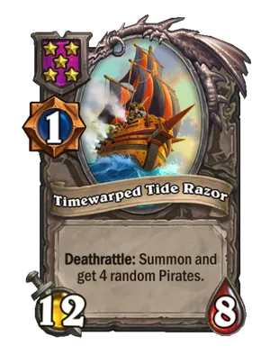 Timewarped Tide Razor card