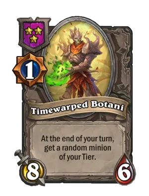 Timewarped Botani card