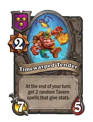 Timewarped Tender card render