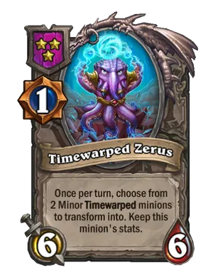 Timewarped Zerus card