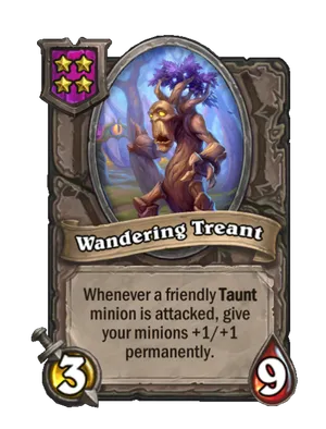 Wandering Treant card