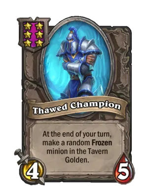 Thawed Champion card