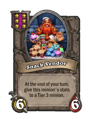 Snack Vendor card
