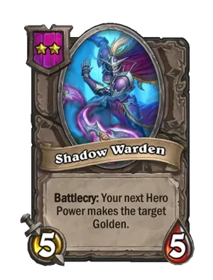 Shadow Warden card