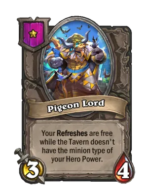 Pigeon Lord card
