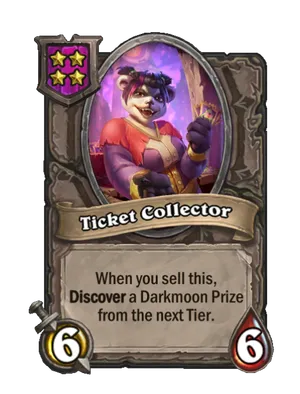 Ticket Collector card