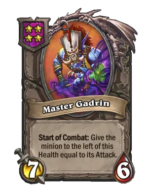 Master Gadrin card