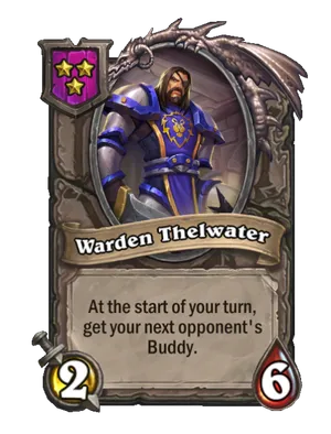 Warden Thelwater card