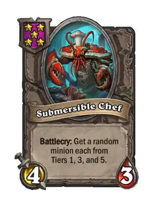 Submersible Chef card