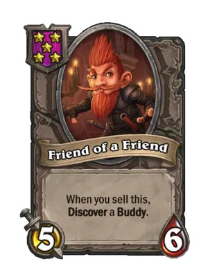 Friend of a Friend card render