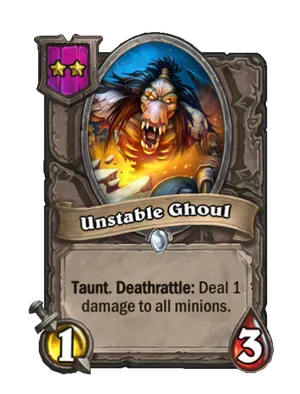 Unstable Ghoul card render