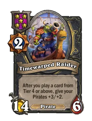 Timewarped Raider card