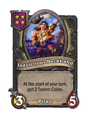 Industrious Deckhand card