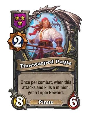 Timewarped Pagle card